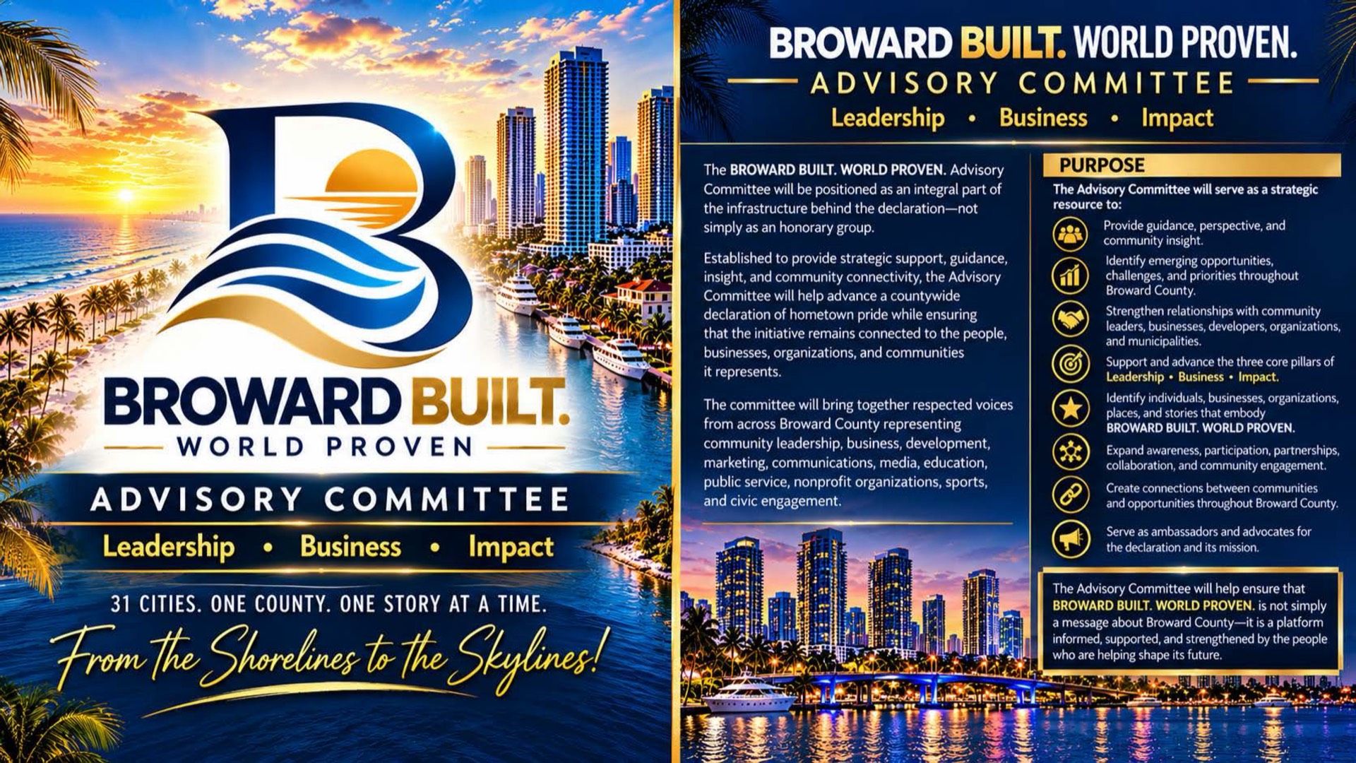 Broward Built Advisory Committee — Leadership, Business, Impact